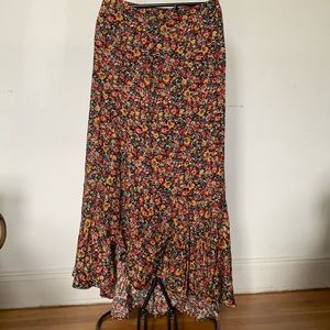 Pull & Bear floral skirt